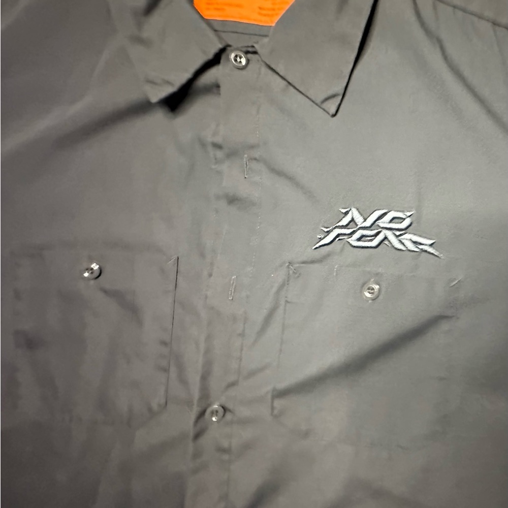 Dickies No Fear Jordan Black Men's Casual Button Down Shirt